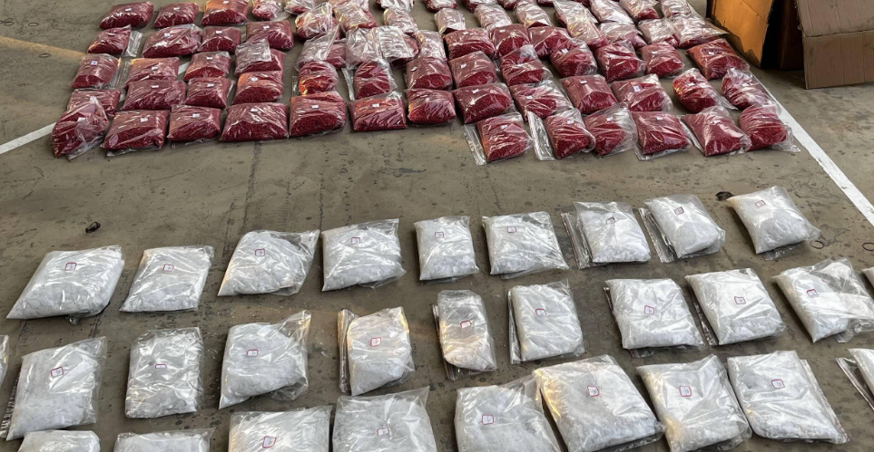 2020年以及2023年芒颜边境检查站查获冰毒的事件